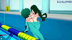 rumi usagiyama mirko and tsuyu asui intense sex