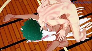 rumi usagiyama mirko and tsuyu asui intense sex