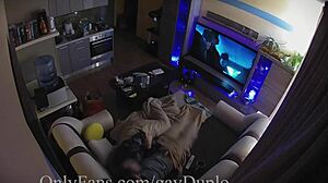 Couple Watches Netflix While Enjoying Homemade Sex With Monster Cock And Cum