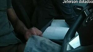 I gave her a ride and she paid with a blowjob! Karen oliver