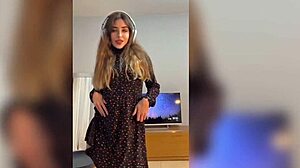 petite blonde fucks to music, pussy squeezes cock during orgasm