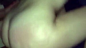 in college, the teen bends over for black guy to clap her white cheeks doggystyle