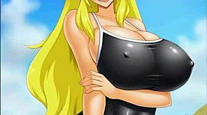 Hentai weeb fucks blond milf bbw