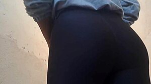 Loving My Girlfriend's Tight Pants on the Street