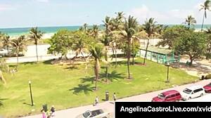 Cuban Latina Angelina Castro Banged On Rooftop