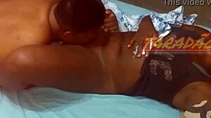 Ebony Latina Preta Gets Deepthroat Blowjob And Handjob Before Cumming In Mouth Homemade Amateur Scene