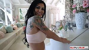 Ever tried fingering a busty milf stepmom's tight pussy?