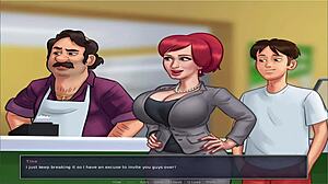 Summer time saga busty tits game