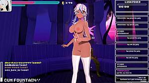 Athena Airis' Sensual Masturbation Session in 3D Hentai Web Chat