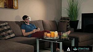 nurumassage masseuse screams during bath massage