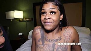 Soo Fine Toi Emotionally Swallows And Slobs On Two Monster Black Cocks.