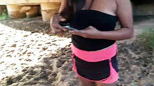 Fulfilling a bet by fucking my sister-in-law under the bridge