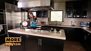 Pov screwing dirty talking spanish slut amarna miller in cowgirl, missionary, and blowjob.