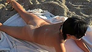 my wild beach party ended with a messy cum explosion.