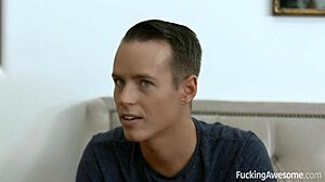 Khloe Kapri intensely fucks brother's friend with monster cock