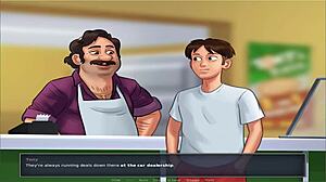 Summer time saga busty tits game