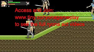 Cute Blonde Hentai Girl Bangs Soldiers in Battle