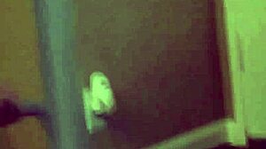 Getting sucked by big tit milf neighbour in homemade hardcore pov blowjob while voyeur watches.