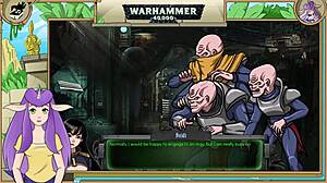 Warhammer 40k inquisitor trainer part 13 featuring intriguing anime-style characters.