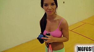 Averi Brooks in deep massage video.