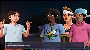 Summer time saga busty tits game