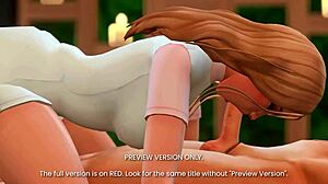 naughty bride gets seduced in 3d hentai wedding swing