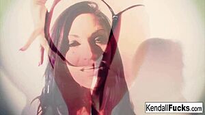 Kendall karson does a sexy tease with stock fetish feel to it
