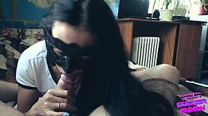 Sloppy Blowjob In Dorm Leads To Cum Swallow