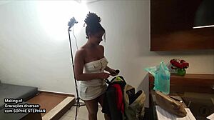 Sophie Stephan Deepthroats Big Cock!