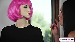 Petite Latina ASS LICKING Her Tiny 18+ BFF in Hot Session. They Can't Stop Tribbing!