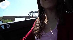 Uber Driver Gets Deepthroat And Swallows Cum In Car!