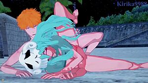 Nel, nelliel, tier harribel and ichigo's intense bleach hentai sex