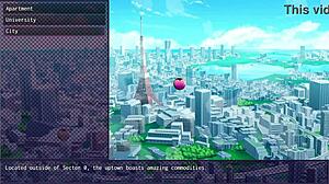 city of secret pt 3 - horny slut exposes herself in class hentai gameplay