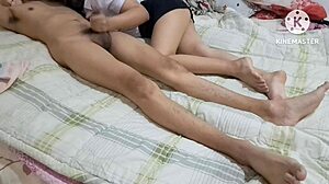 Thai student gives an incredible massage with extra perks.