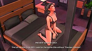 Hero enjoys naughty night off in 3D hentai