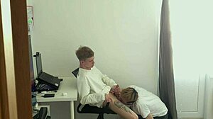 i distracted my twink stepbrother from work with kissing, then fucked his tight ass hard in bisexual bdsm fun!
