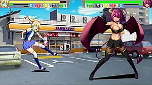 want to play this hentai battle game? search for ドリビレ on google