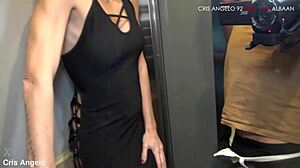 Quick Anal Facefuck in Elevator with Redhead in Barcelona!