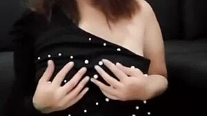 the horny pinay wife masturbates for her lover in this cuckold scene