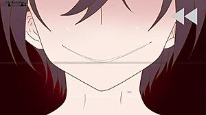 Alya SUCKS all the SPERM out! Watch her HIDE feelings in Russian hentai!