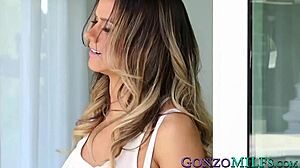 Tattooed Stud Pounds Handsome Milf in Missionary and Doggystyle