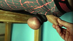 intense vibrator makes her moan loudly during solo masturbation