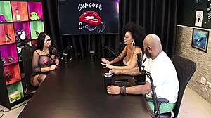 So, Tifany Rocha shows off boobs while chatting gangbang and DP tricks.