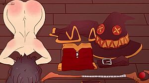 Alya SUCKS all the SPERM out! Watch her HIDE feelings in Russian hentai!