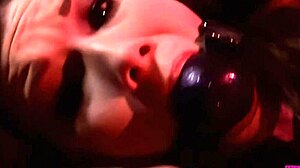 A Blonde Gets Into A Bdsm Mansion And Sucks Dicks Through A Glory Hole