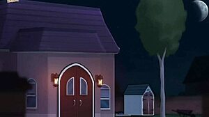 Hey in Summertime Saga 4 we're watching sexy Jamie in the shower