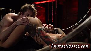 my sexy brazilian teen ass bound tight for extreme hardcore