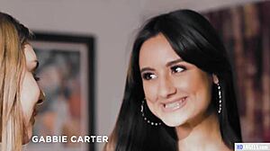 Busty lesbian enjoys both girlfriends in steamy threesome. Can't choose just one!