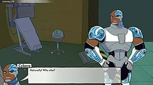 18titans part 21: Enjoying Blackfire in this intriguing anime adventure.