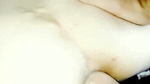 pov of sexy milf couple in anal action